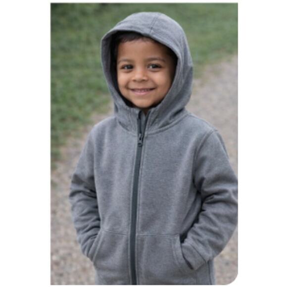 Member's Mark Other - Member’s Mark Tech Hoodie Full Zip – Kids Size 8 – Gray